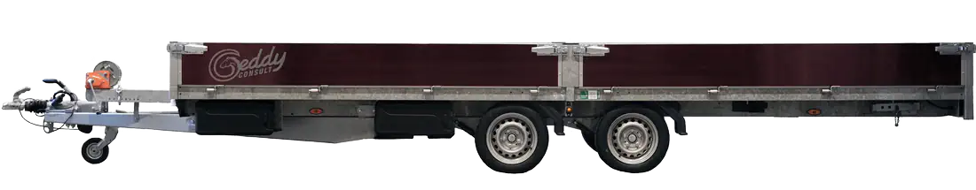 Transportanhänger - Doppelachser - Seitenansicht