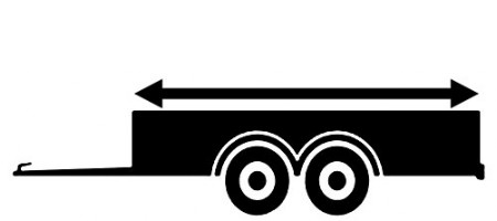 Icon Länge der Ladefläche